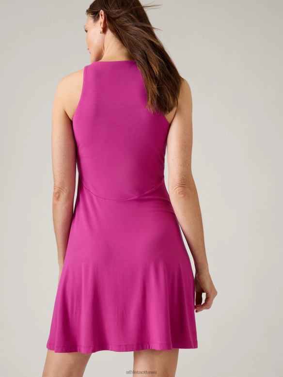 Athleta Santorini Thera Dress Women Iceplant Pink Clothing VHFL2765