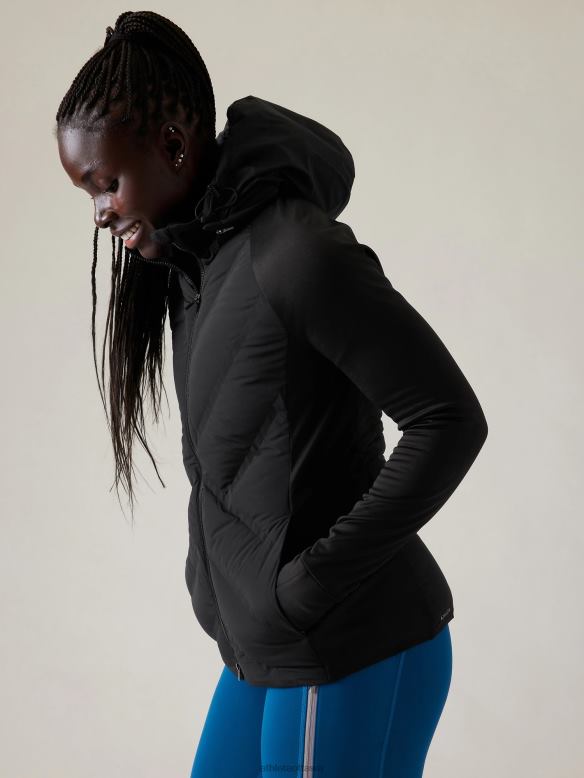 Athleta Inlet Jacket Women Black Clothing VHFL2552