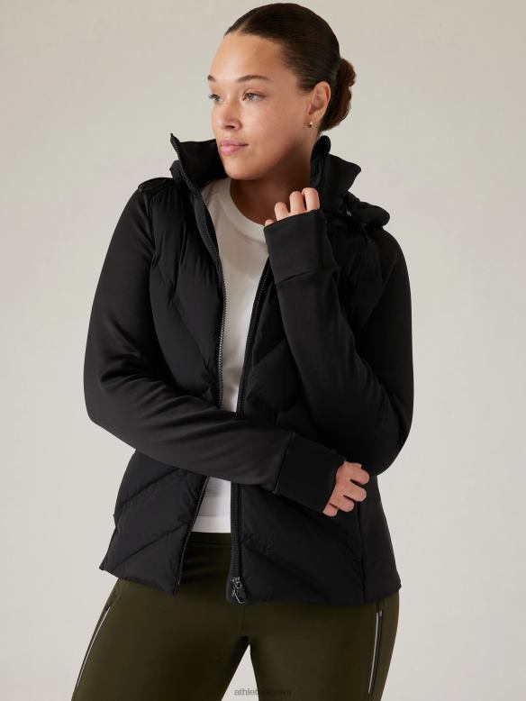 Athleta Inlet Jacket Women Black Clothing VHFL2552