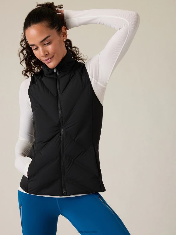 Athleta Inlet Vest Women Black Clothing VHFL2584