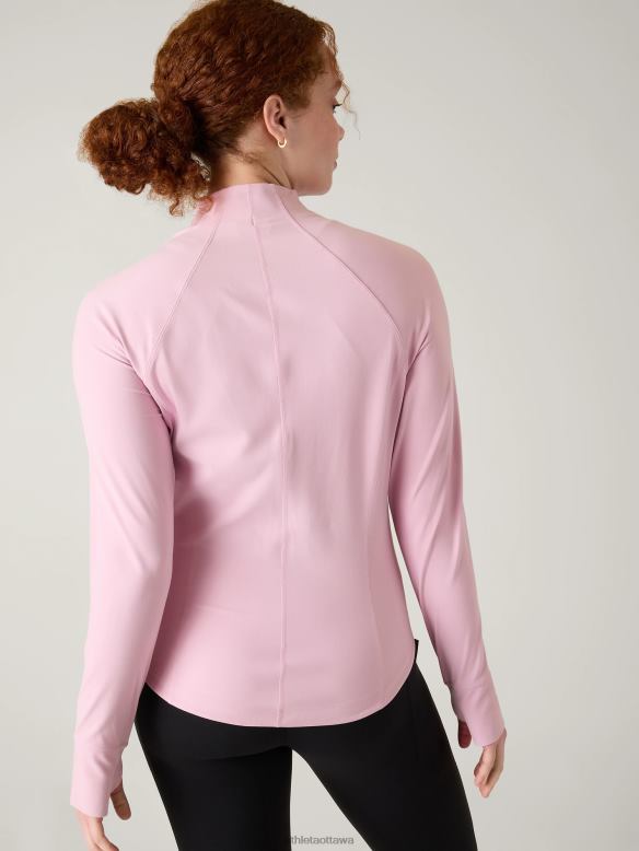 Athleta Salutation Jacket Women Begonia Clothing VHFL2574