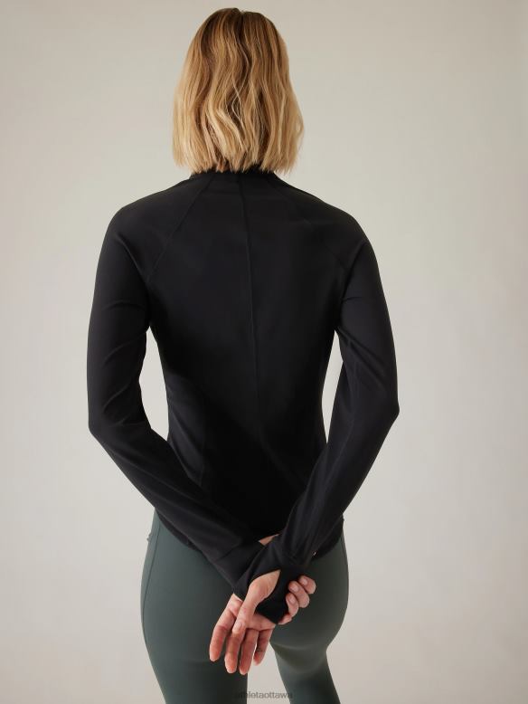 Athleta Salutation Jacket Women Black Clothing VHFL2553