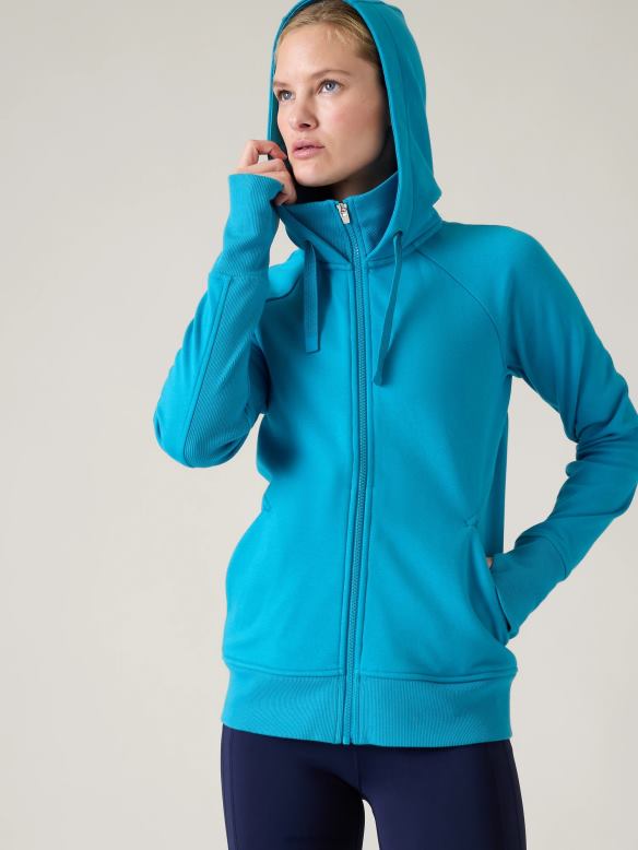 Athleta Triumph Hoodie Women Pacific Clothing VHFL2416