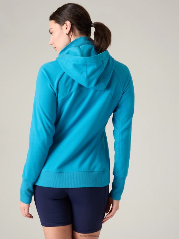 Athleta Triumph Hoodie Women Pacific Clothing VHFL2416