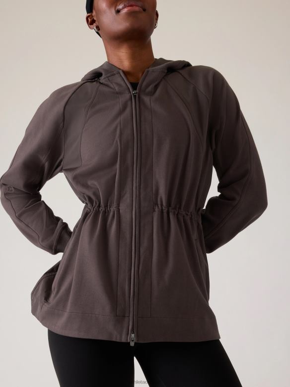 Athleta Triumph Hybrid Jacket Women Shale Clothing VHFL2228