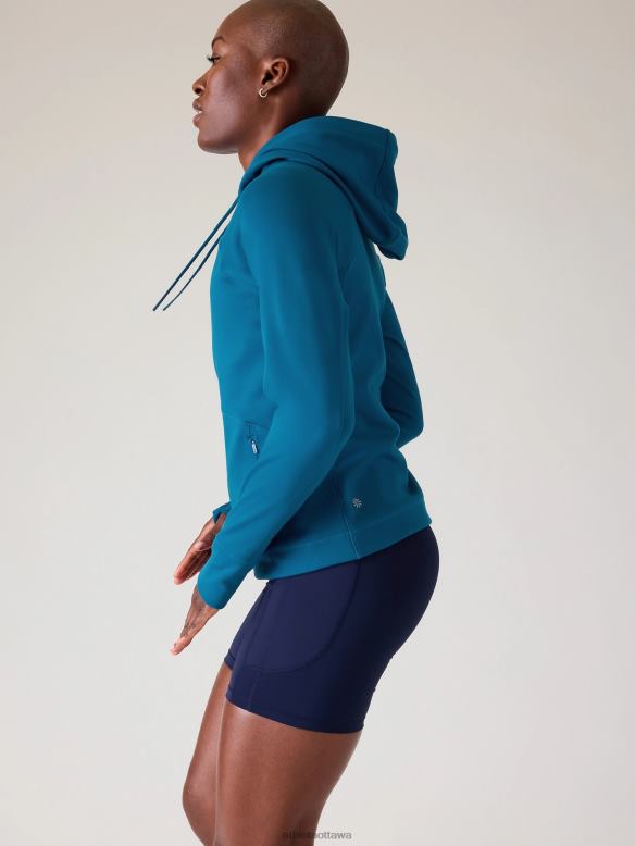 Athleta Unstoppable Full Zip Women Dark Lapis Blue Clothing VHFL2287