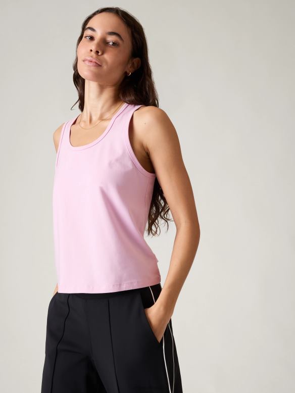 Athleta Essential Tank Women Begonia Clothing VHFL2188