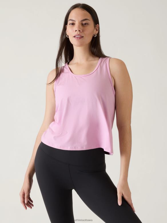 Athleta Essential Tank Women Begonia Clothing VHFL2188