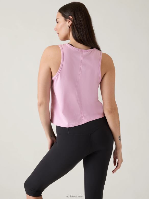 Athleta Essential Tank Women Begonia Clothing VHFL2188