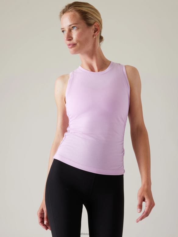 Athleta With Ease Cinch Tank Women Begonia Clothing VHFL2226