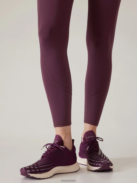 Athleta Saysh One Sneaker Women Aubergine Footwear VHFL21019