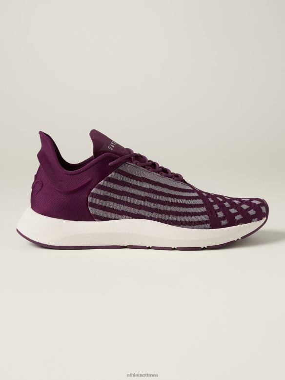 Athleta Saysh One Sneaker Women Aubergine Footwear VHFL21019