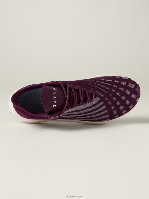 Athleta Saysh One Sneaker Women Aubergine Footwear VHFL21019