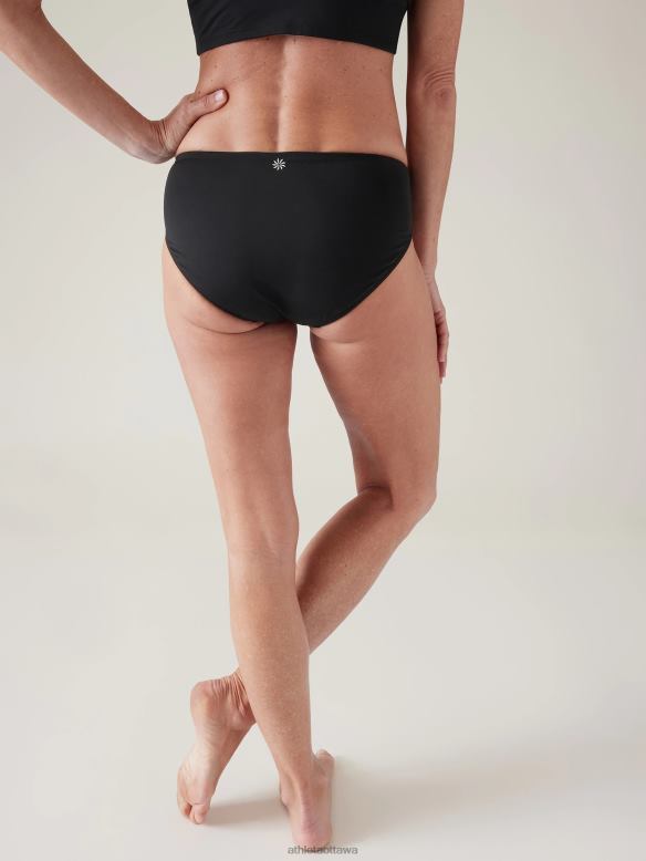 Athleta Clean Full Swim Bottom Women Black Swimwearwear VHFL2801