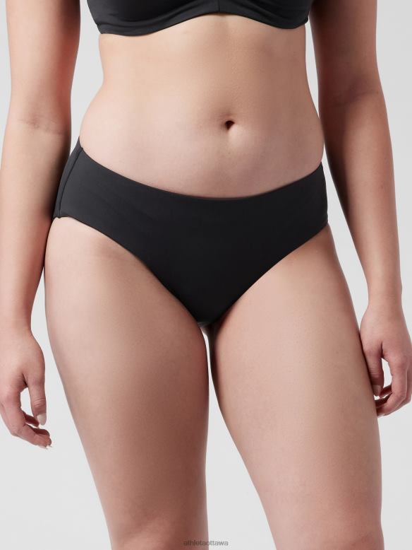 Athleta Clean Full Swim Bottom Women Black Swimwearwear VHFL2801