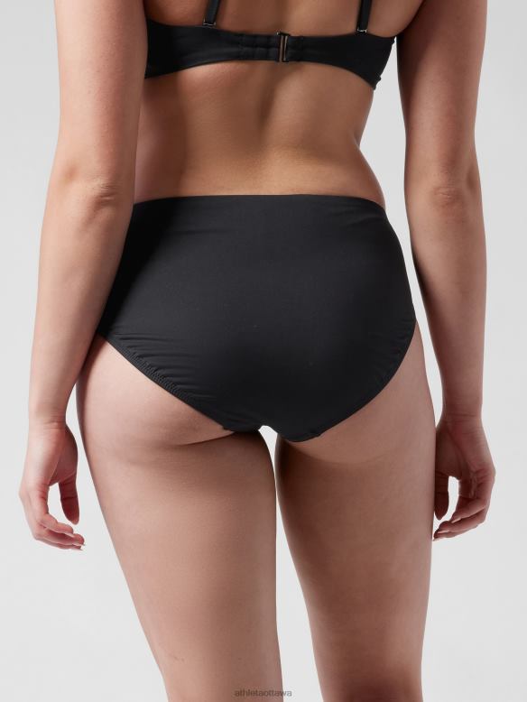 Athleta Clean Full Swim Bottom Women Black Swimwearwear VHFL2801