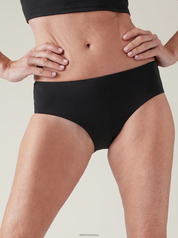 Athleta Clean Full Swim Bottom Women Black Swimwearwear VHFL2801