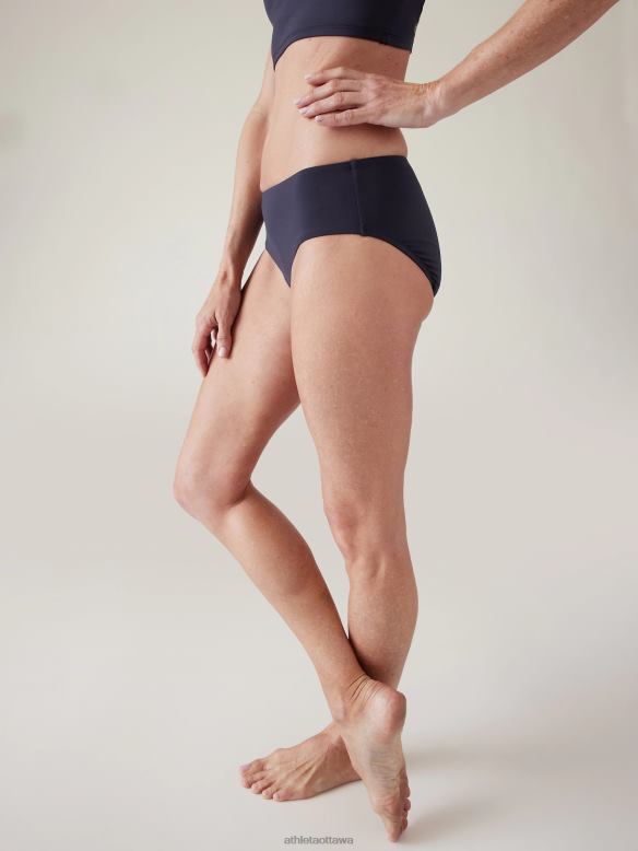 Athleta Clean Full Swim Bottom Women Dress Blue Swimwearwear VHFL2838