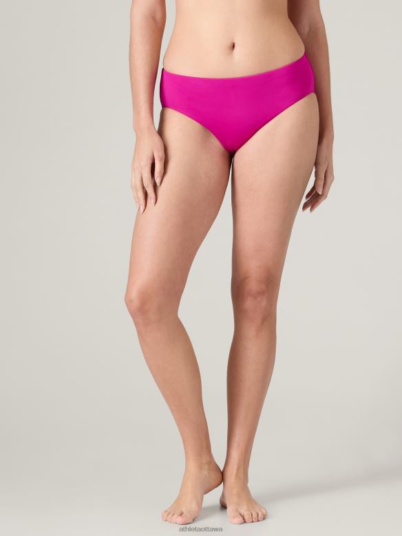 Athleta Clean Full Swim Bottom Women Electric Fuchsia Swimwearwear VHFL2789