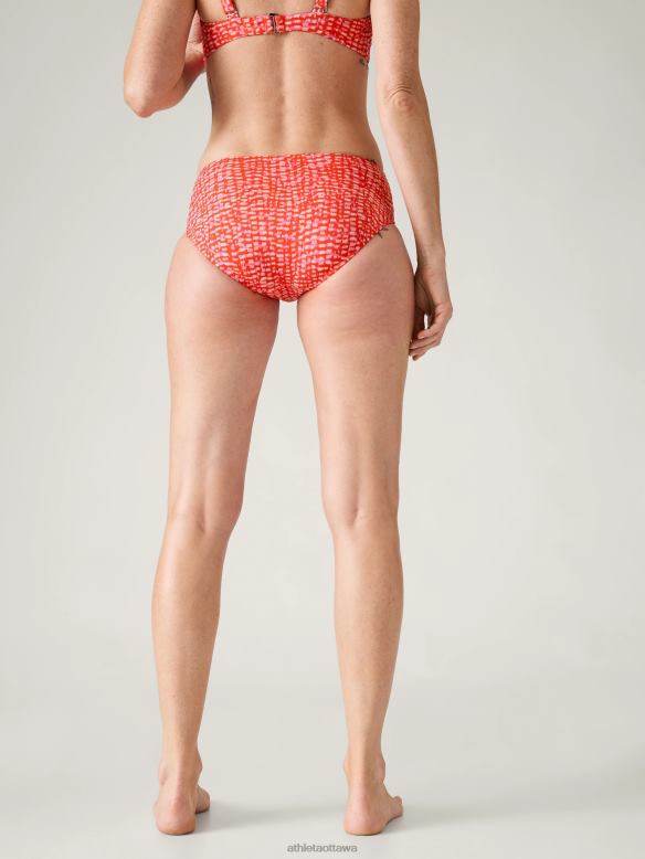 Athleta Clean Full Swim Bottom Women Hudson Red Swimwearwear VHFL2870