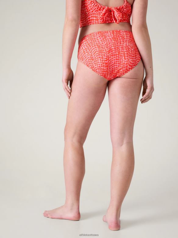 Athleta Clean Full Swim Bottom Women Hudson Red Swimwearwear VHFL2870