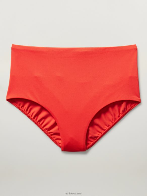 Athleta High Waist Swim Bottom Women Poppy Swimwearwear VHFL2858