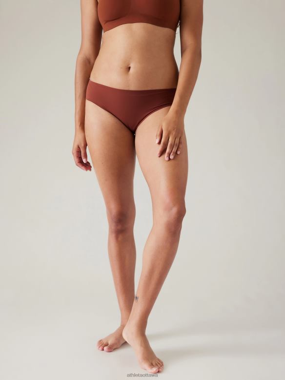 Athleta Ritual Bikini Underwear Women Ancient Mahogany Swimwearwear VHFL2711