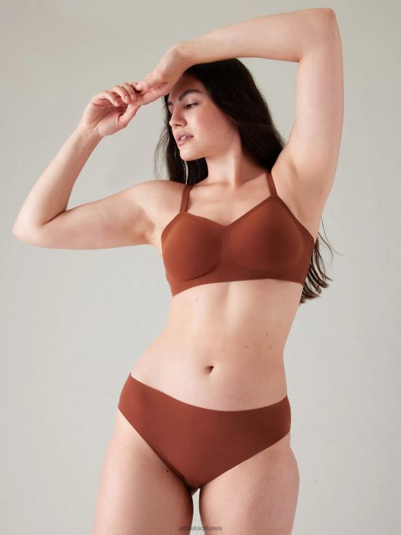 Athleta Ritual Bikini Underwear Women Ancient Mahogany Swimwearwear VHFL2711