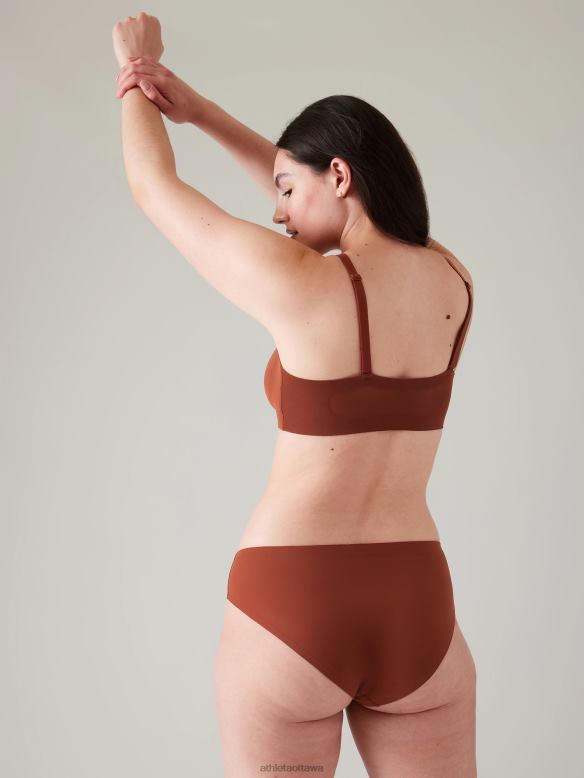 Athleta Ritual Bikini Underwear Women Ancient Mahogany Swimwearwear VHFL2711