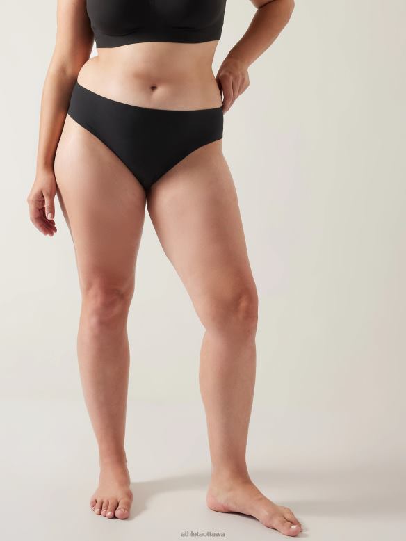 Athleta Ritual Bikini Underwear Women Black Swimwearwear VHFL2714