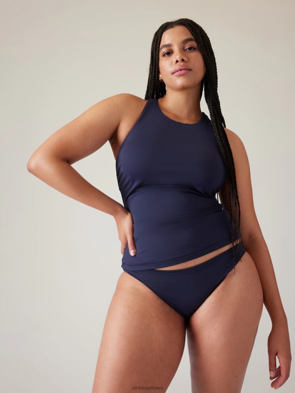 Athleta Maldives Bra Cup Tankini Women Dress Blue Swimwearwear VHFL2900